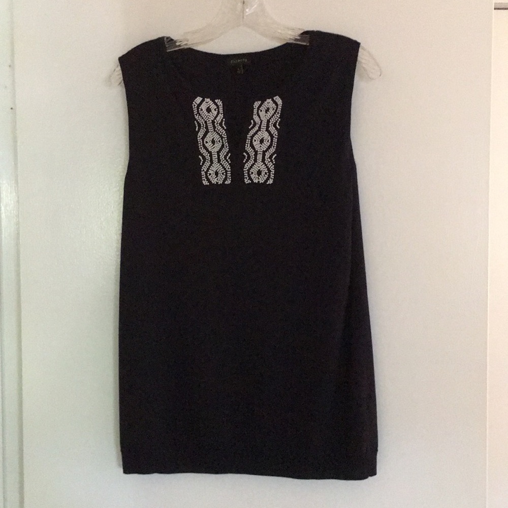 Talbots navy sleeveless summer sweater